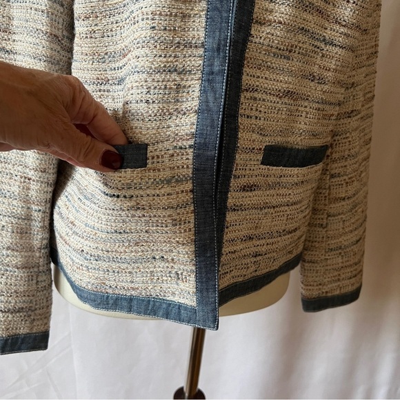 J MCLAUGHLIN THERESE BLAZER JACKET TWEED RARE CORPCORE CAREER SOPHISTICATED M - Picture 7 of 12